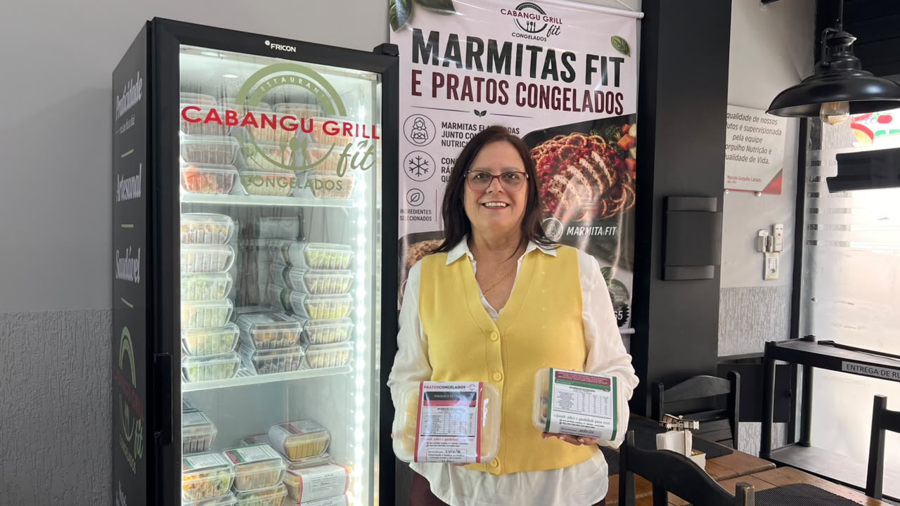 Restaurante Cabangu Grill passa a oferecer marmitas fit e pratos congelados